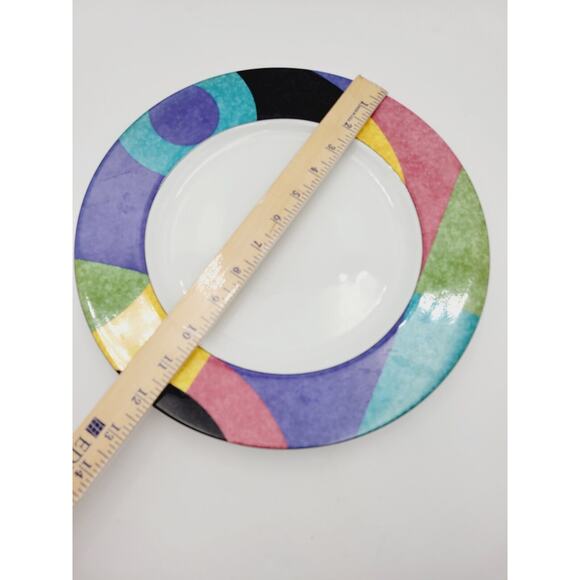 Mikasa California Currents Round Serving Plate Platter M5101 12" Round - Picture 9 of 9